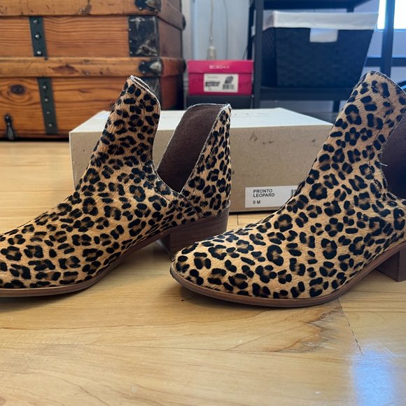 Anthropologie Matisse Animal-Printed Ankle Boots ~ Size 8 - Picture 6 of 11